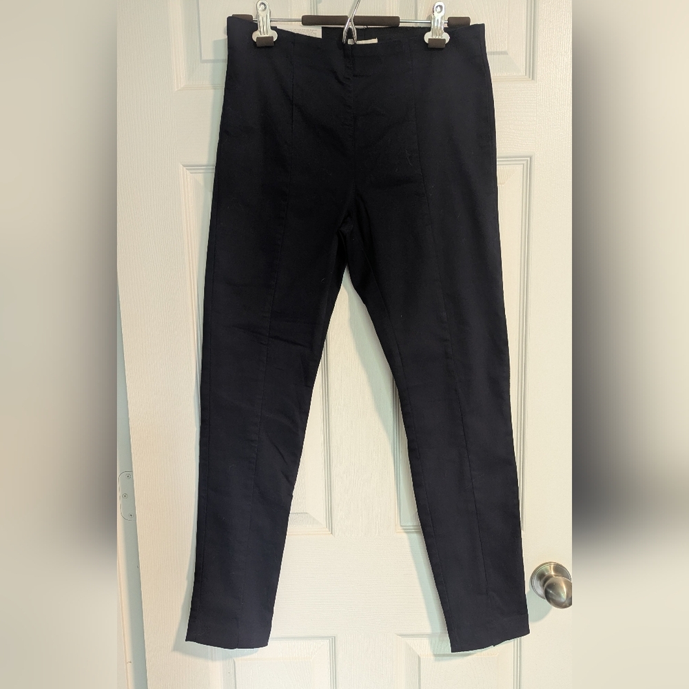 H&M Dark Blue Stretch Ankle Pants